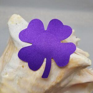 Pair of purple shamrock pasties nipple covers - NWT